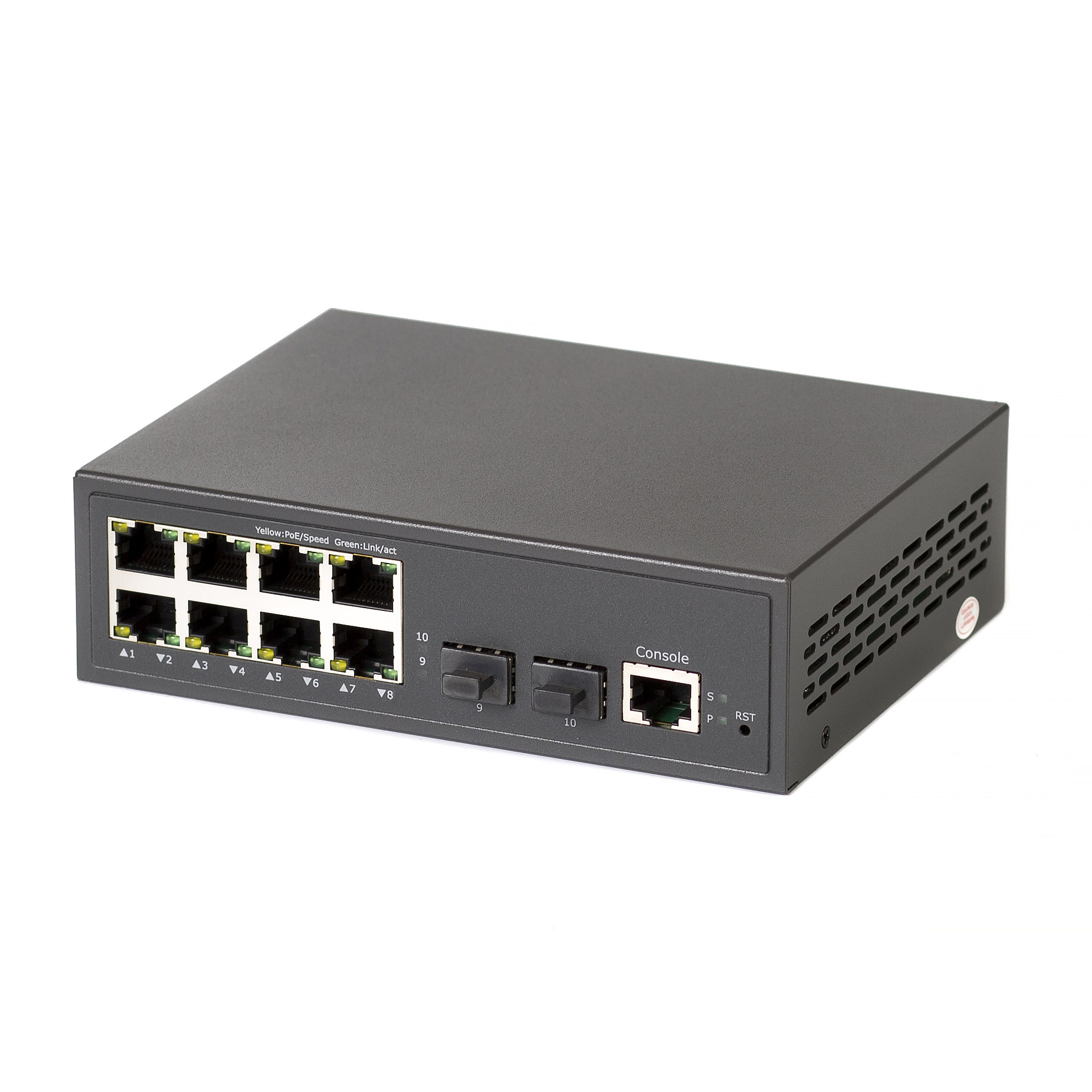 Коммутатор NL-SW-2L-8TP2S, управляемый L2+